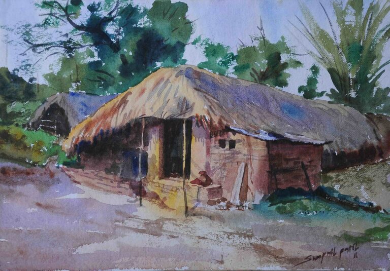 zopadi 10x14 water colour on paper price-20000